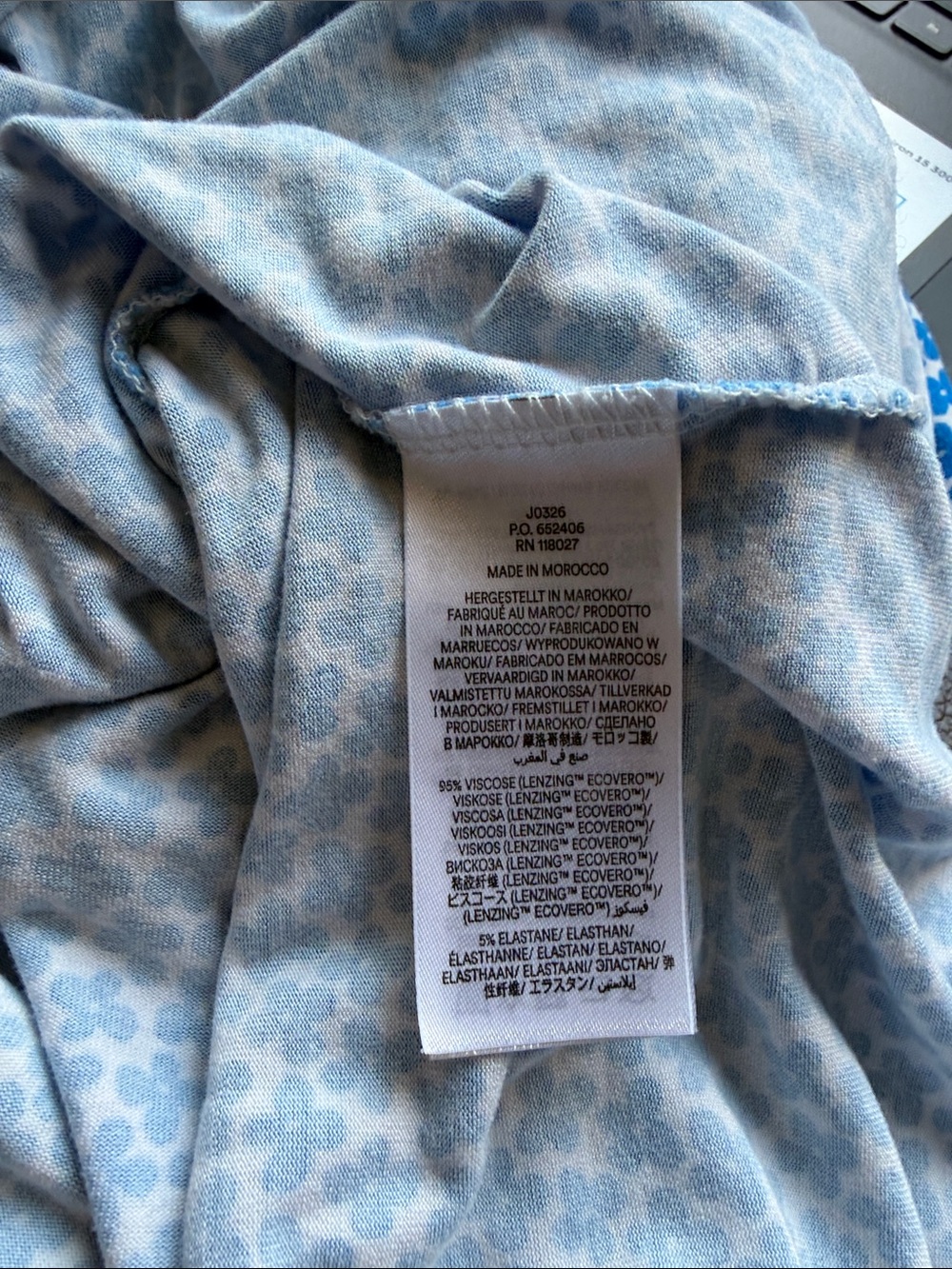 Boden Amelie Brilliant Blue Daisy Bud Print Short Sleeve Dress Knee Length Sz 6 - Picture 12 of 15